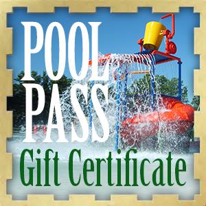 Pool gift certificate