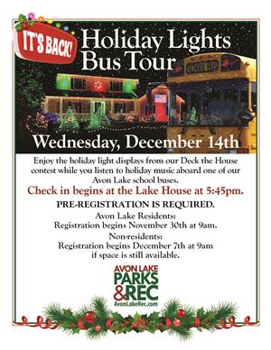 Holiday Lights Bus Tour
