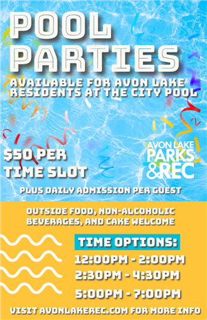 Parties at the Pool